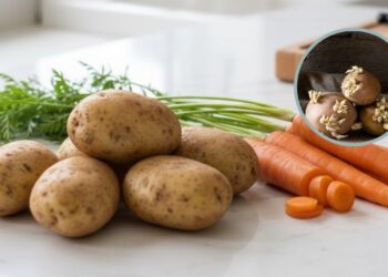 Como guardar cenouras e batatas sem deixá-las brotar