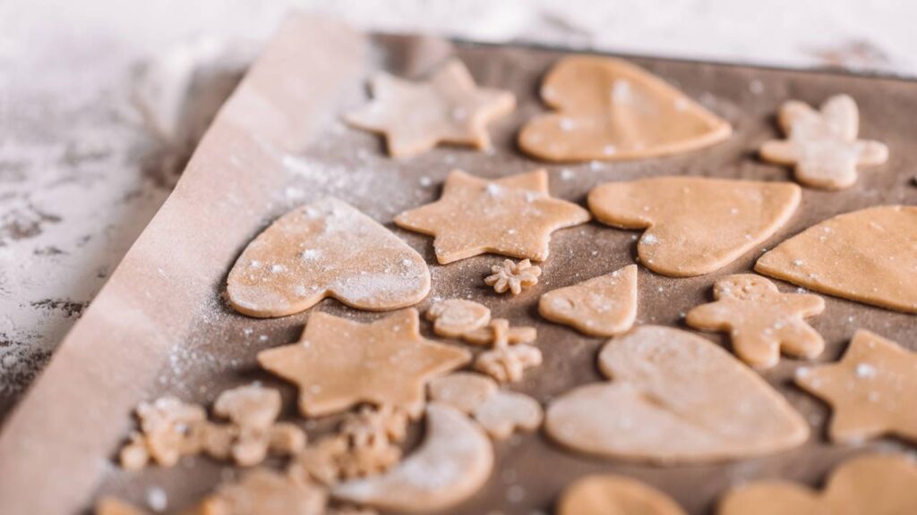 Biscoito de Natal de micro-ondas: fica pronto em 2 minutos