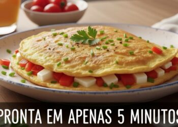 Omelete fofinha e saborosa pronta em 5 minutos