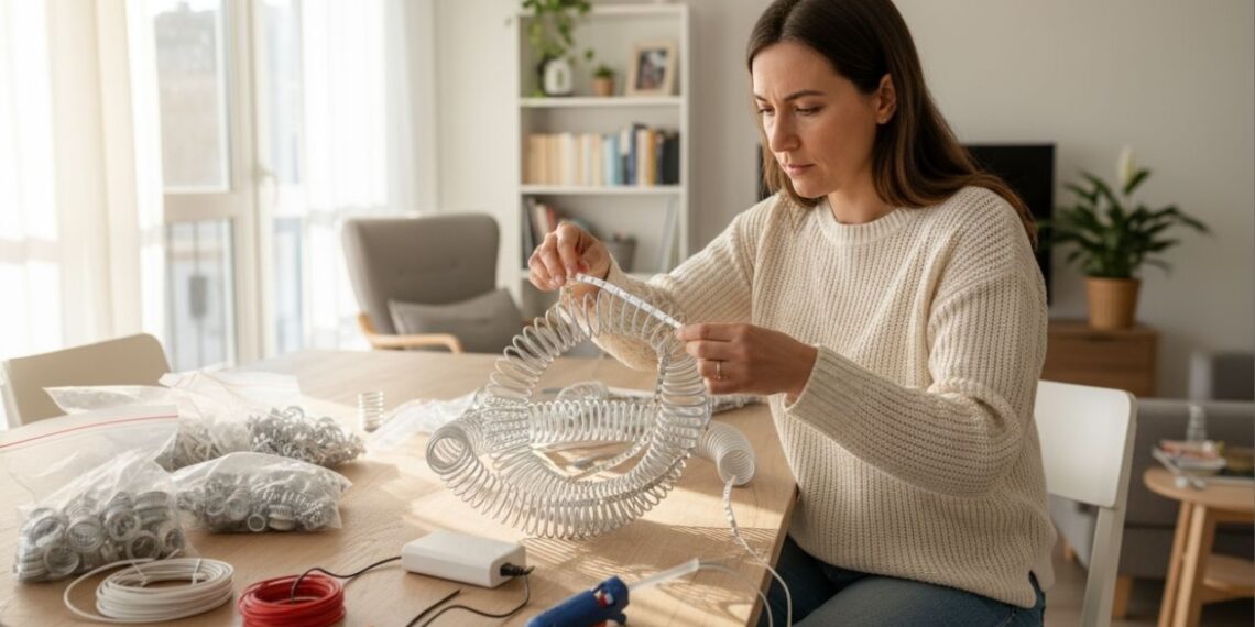 Aprenda a fazer uma luminária de mola em casa de forma simples e funcional