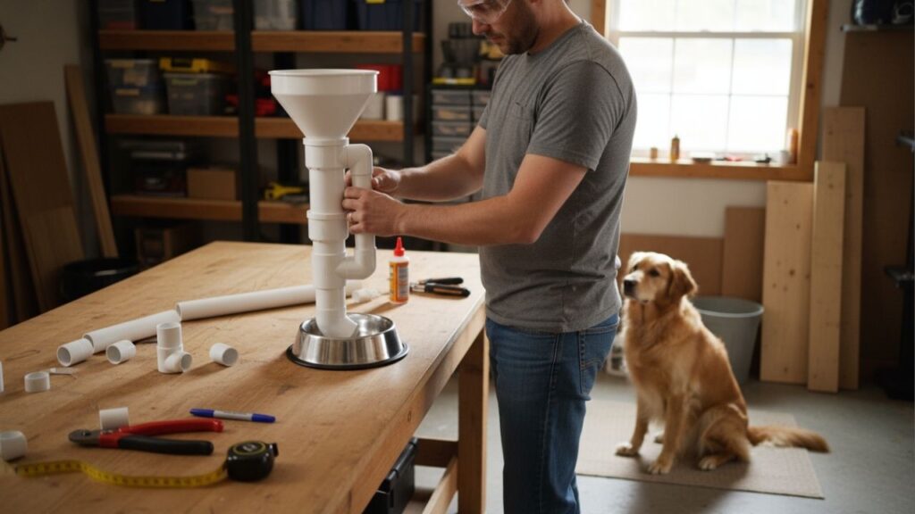 Como construir um alimentador automático com PVC para pets em casa