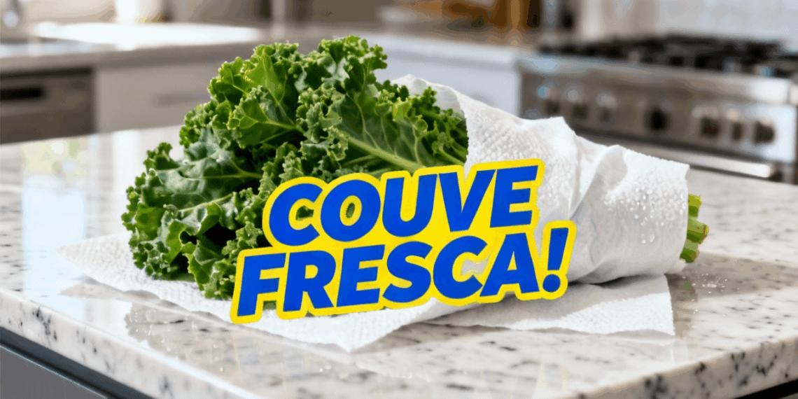 Como conservar couve por 12 dias fresquinha e sem congelar