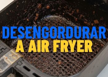 Nem sabão de coco, nem detergente: este item remove a gordura da air fryer