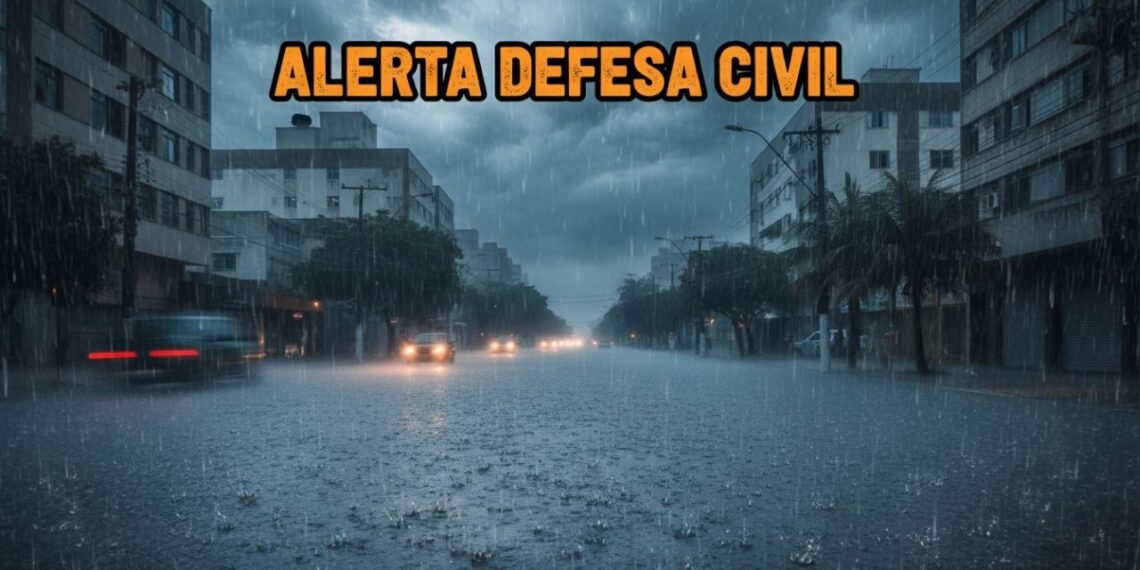Defesa Civil emite alerta para tempestades na região sudeste