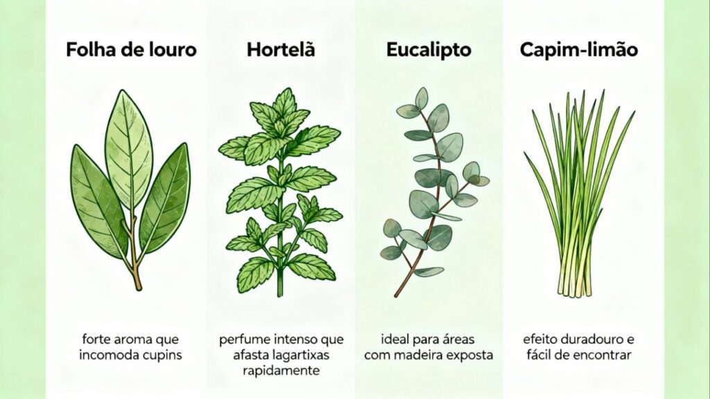 Basta uma folha para se livrar de cupins e lagartixas de forma natural
