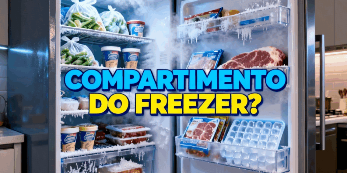Para que serve o compartimento pequeno do freezer