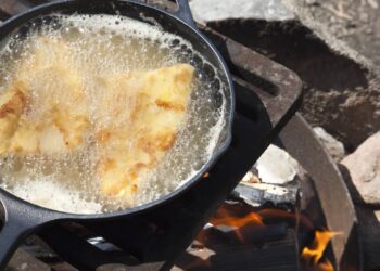 Truque simples para evitar que o óleo espirre ao fritar