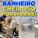 Nem desinfetante, nem amaciante: esta mistura deixa o banheiro perfumado por horas