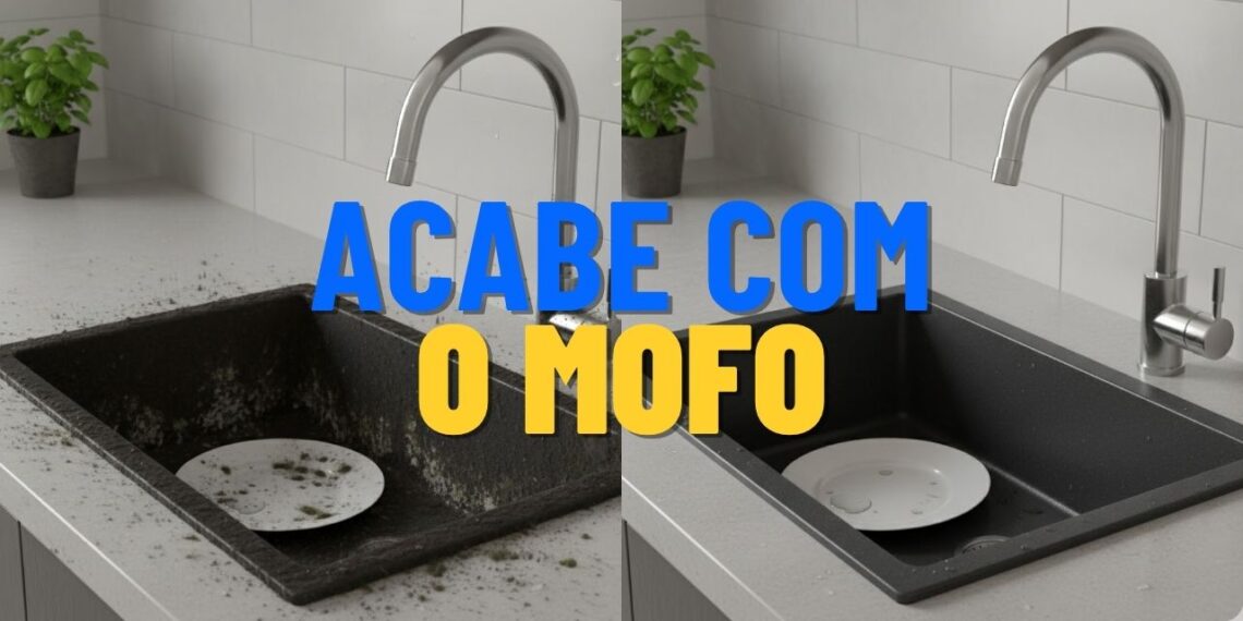 Truque simples para secar a pia rápido e evitar mofo
