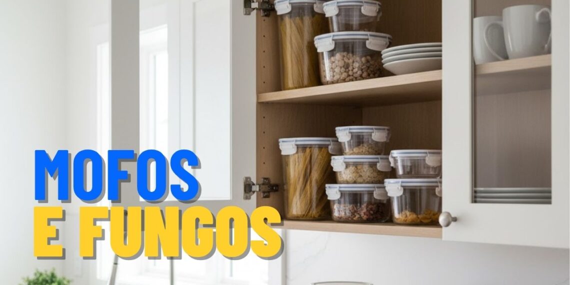 Como evitar mofo e fungos em potes e armários de mantimentos