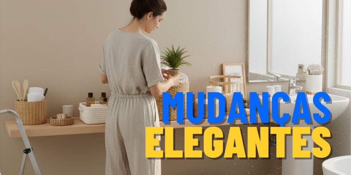 Transforme seu banheiro com itens baratos e elegantes