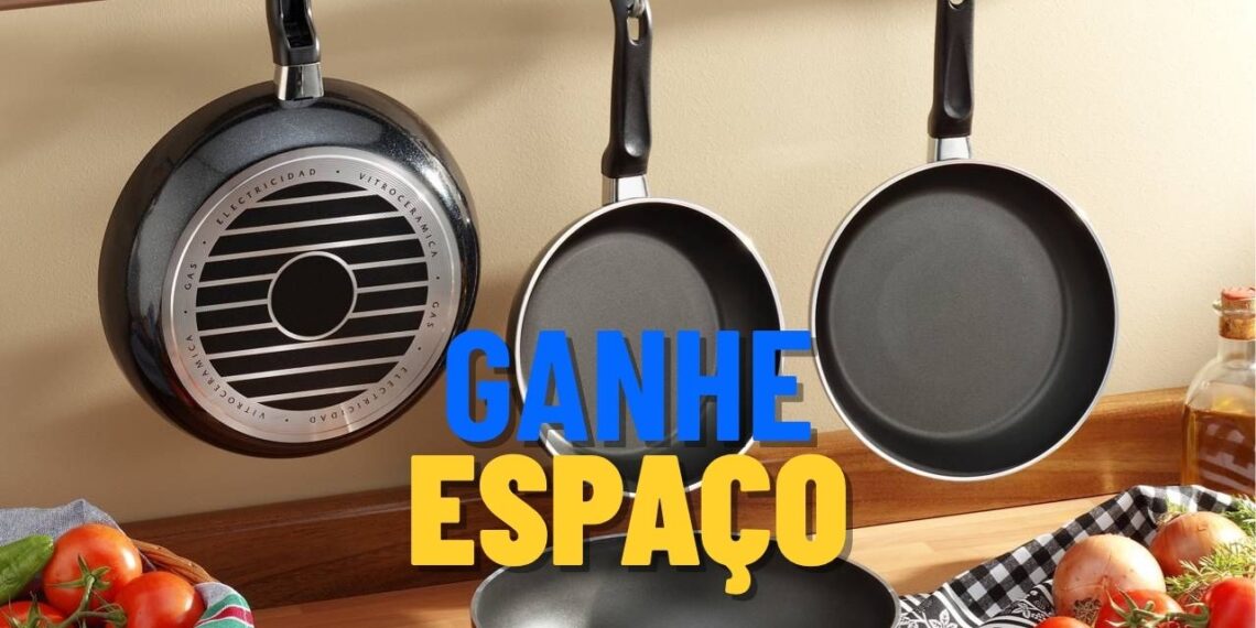 Jeito certo de armazenar panelas e ganhar espaço no armário
