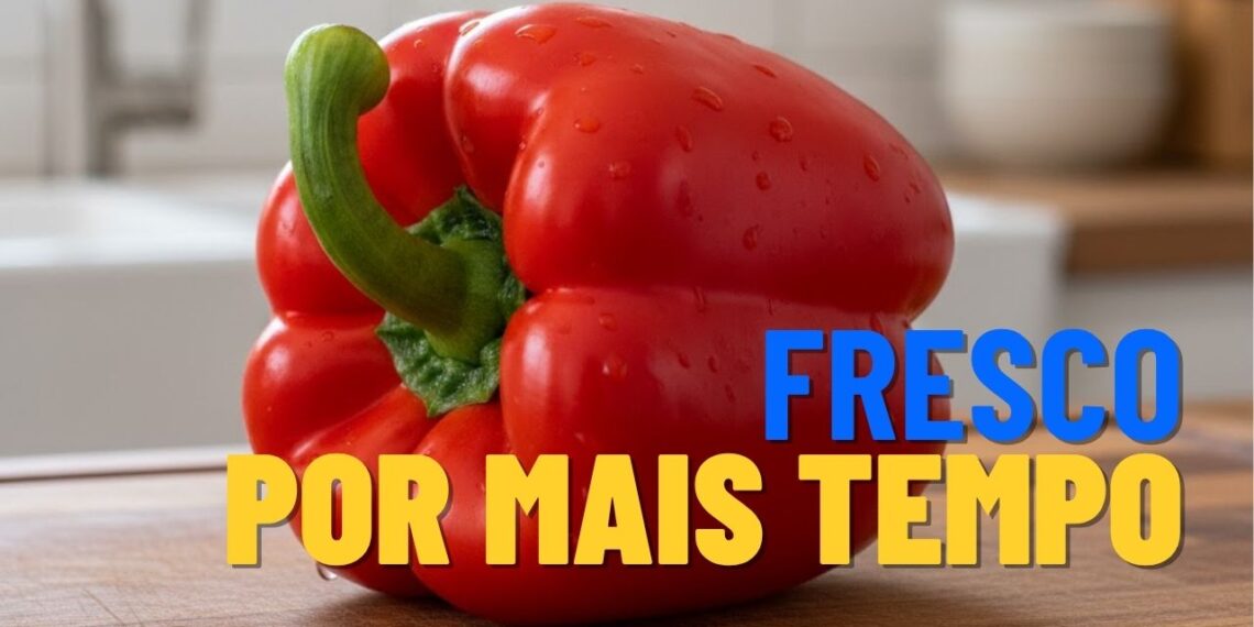 Segredo para deixar o pimentão sempre crocante e sem manchas