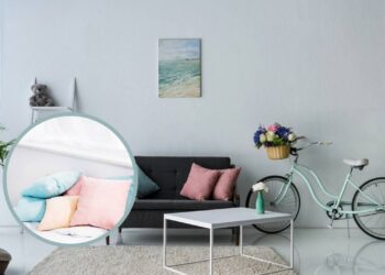 Dica simples para renovar o visual da sala usando só almofadas