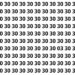 Encontre o número 03 entre os números 30 em menos de 10 segundos