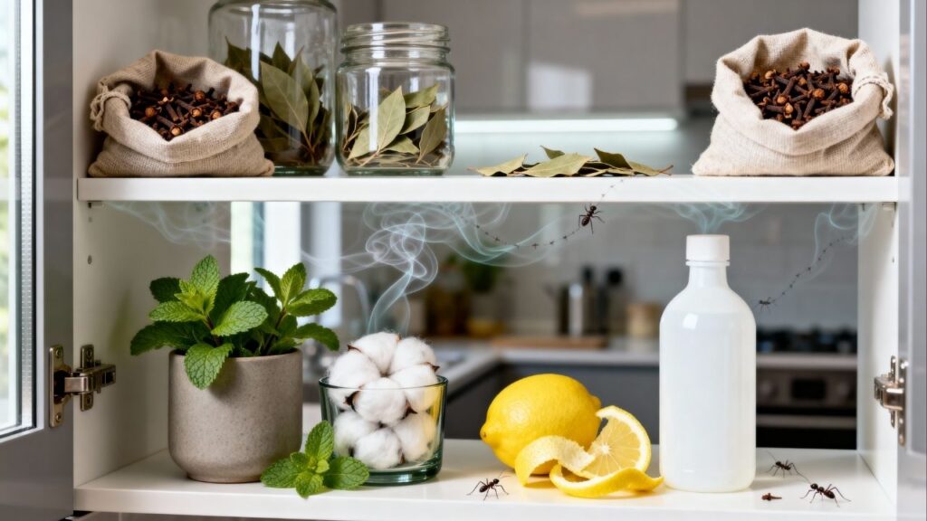 4 aromas naturais que formigas odeiam e ajudam a proteger armários
