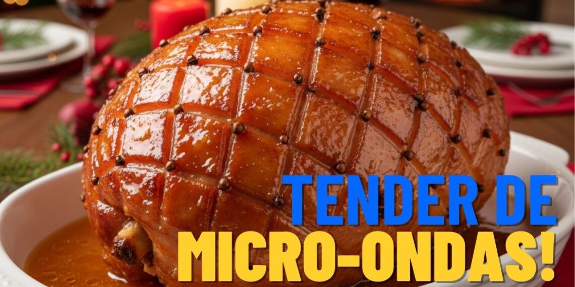 Testamos a receita de tender caramelizado no micro-ondas e o resultado foi surpreendente