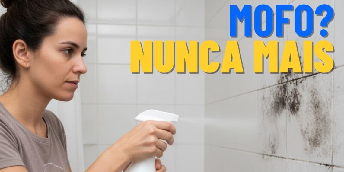 O truque rápido que remove mofo do banheiro sem cloro forte