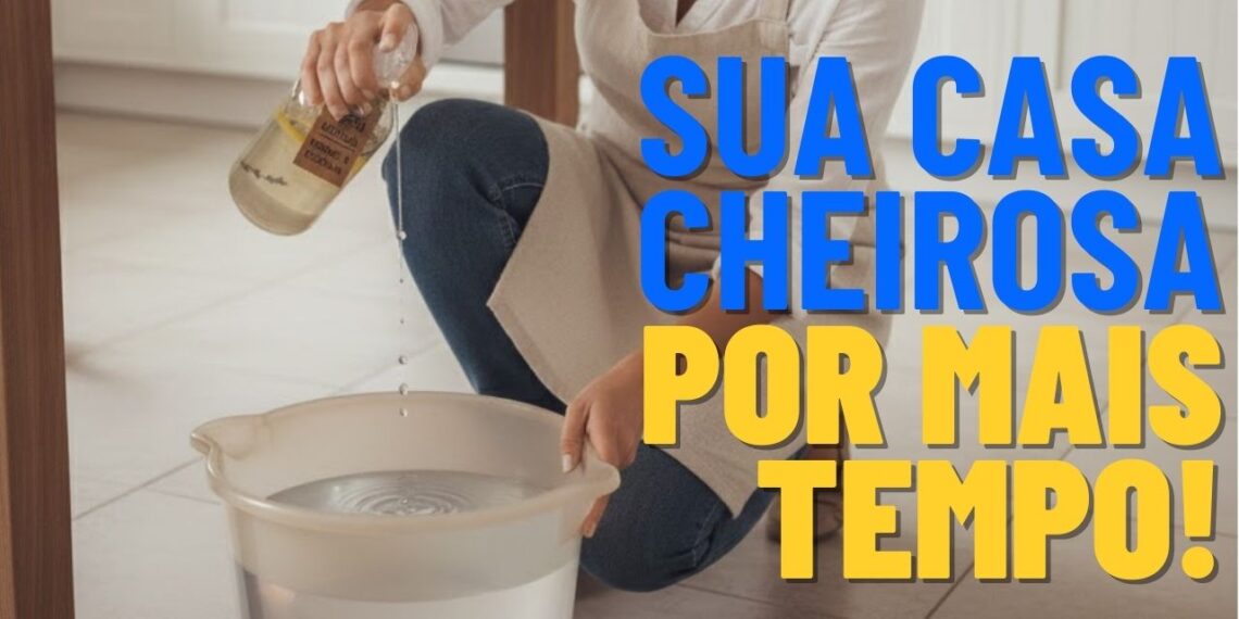 Duas gotas no balde e a casa fica com cheiro de limpeza por dias