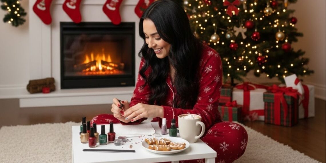 Como fazer as unhas em casa para o Natal economizando muito e conseguindo resultados iguais os de manicure, incluindo modelagem do formato, remoção de cutícula e esmaltação
