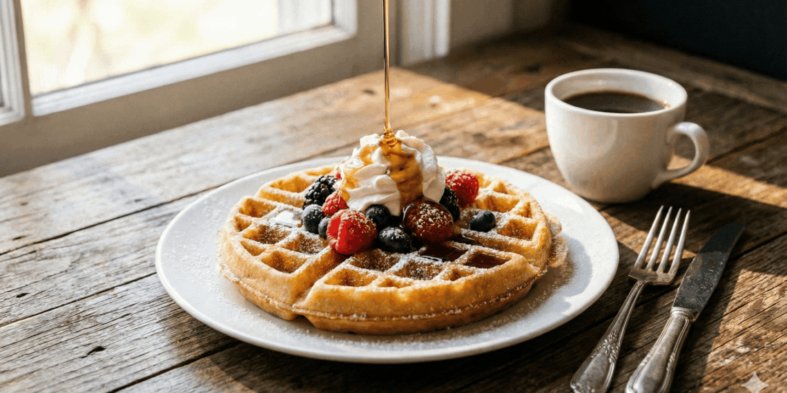 receita de waffle