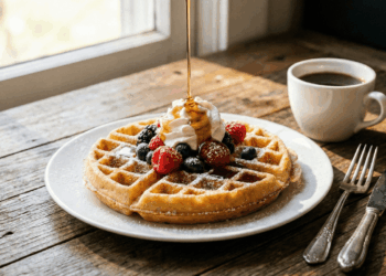 receita de waffle