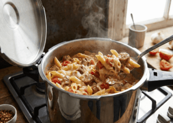 Receita de macarrão na panela de pressão em 7 minutos: fácil, rápido e saboroso