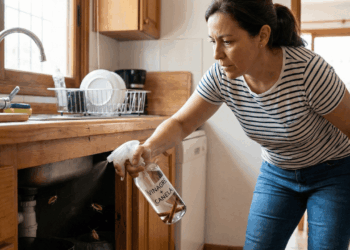 passar vinagre com canela para espantar baratas