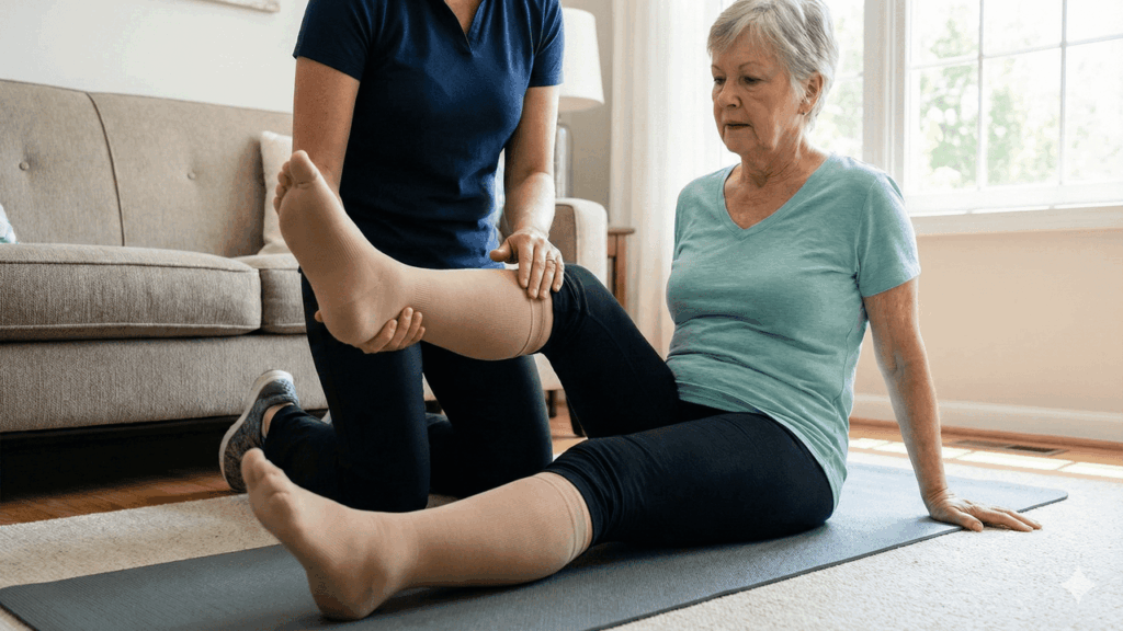 Exercícios simples para fazer em casa que ajudam idosos a aliviar pernas  inchadas e pesadas - UAI Notícias