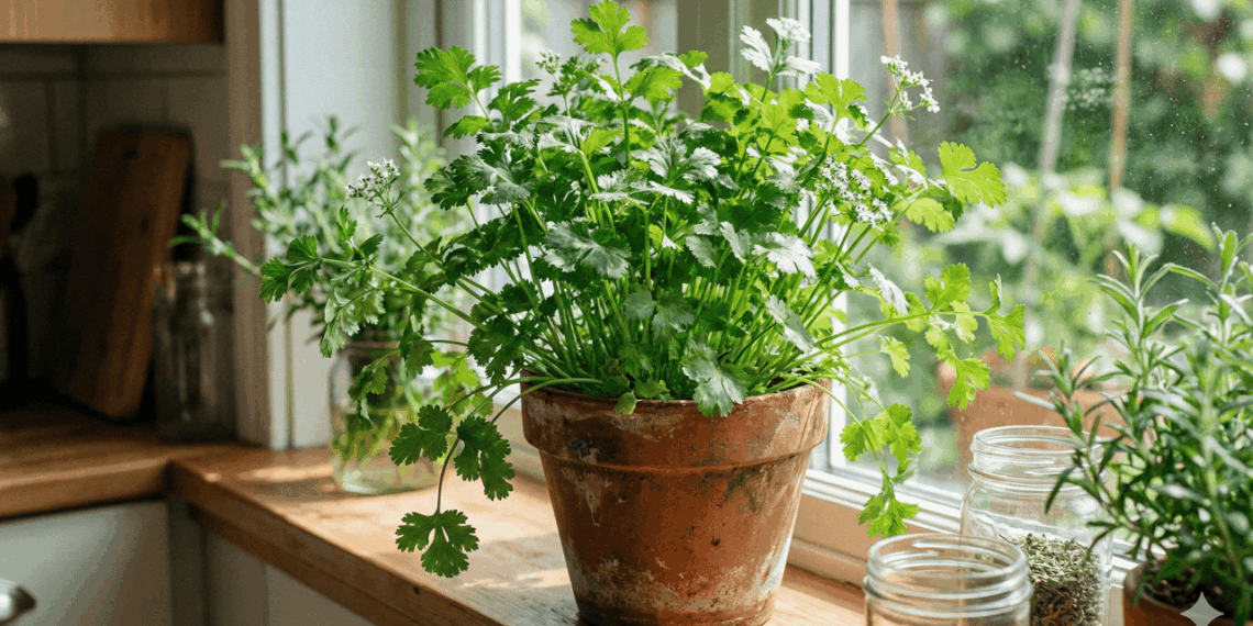 cultivo de coentro em casa