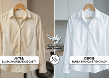 métodos para desencardir a blusa branca