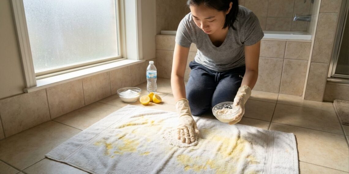 Nem alvejante, nem água oxigenada: truque caseiro que devolve o branco em toalha de banho encardida