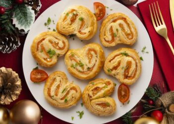 Esse pastel de queijo cremoso é a entradinha de Natal que some da mesa em minutos