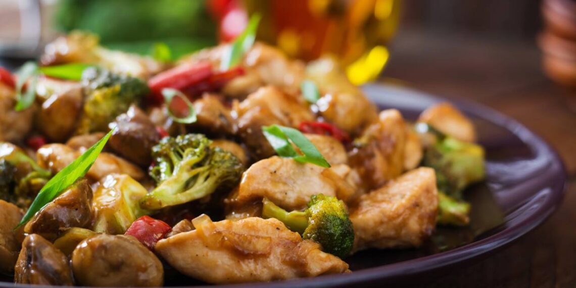 frango com legumes