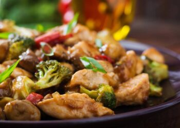 frango com legumes