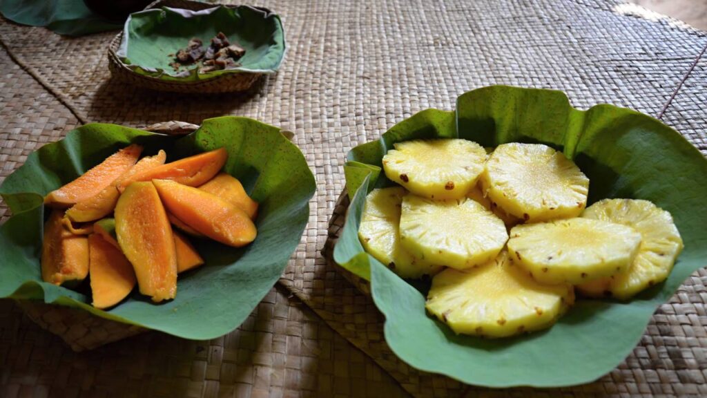frutas cortadas