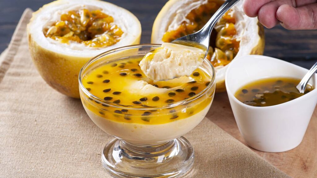 delicioso mousse de maracujá
