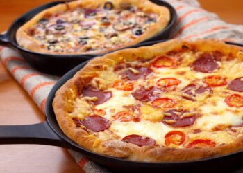 A melhor pizza de frigideira usando Rap10
