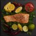 Salmão assado com poucos ingredientes para o Natal