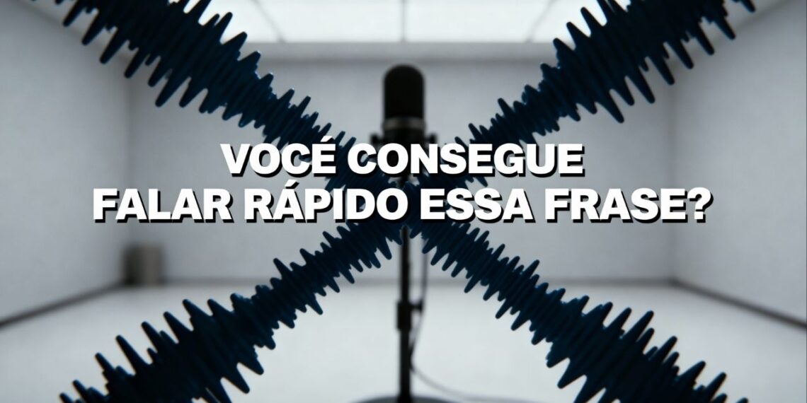 Trava-línguas para ser falado em 10 segundos sem errar nenhuma letra