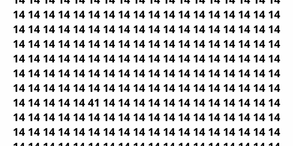 Apenas 3 em 30 pessoas conseguem encontrar o número escondido na imagem