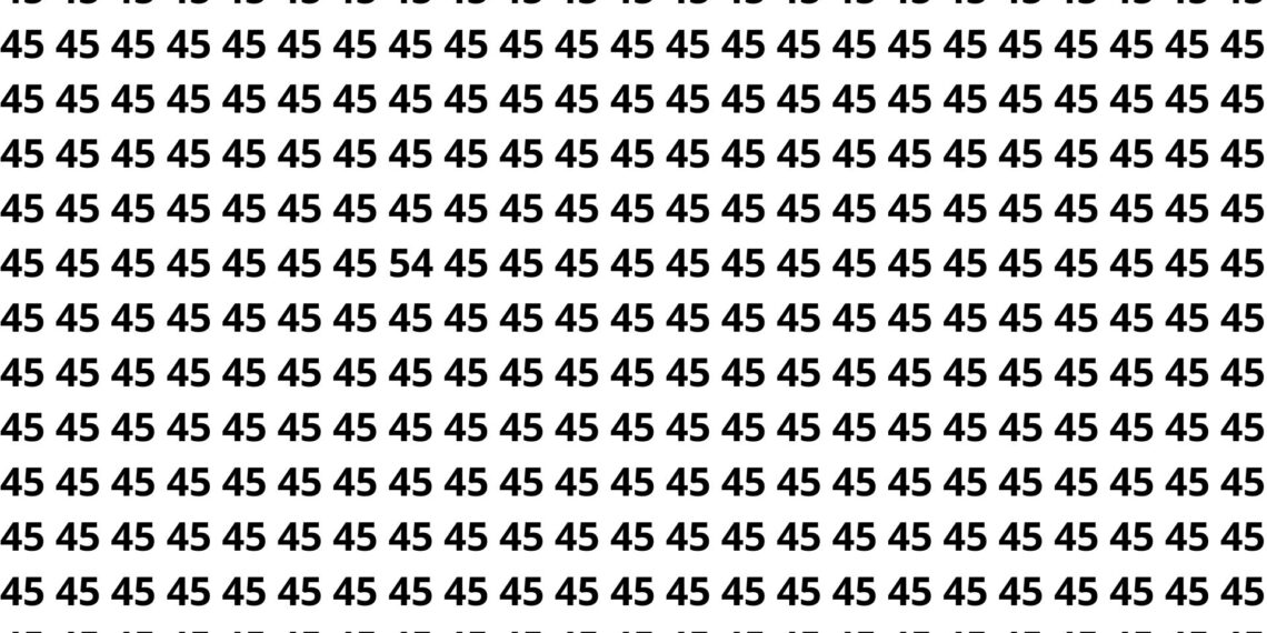 encontre o número 54