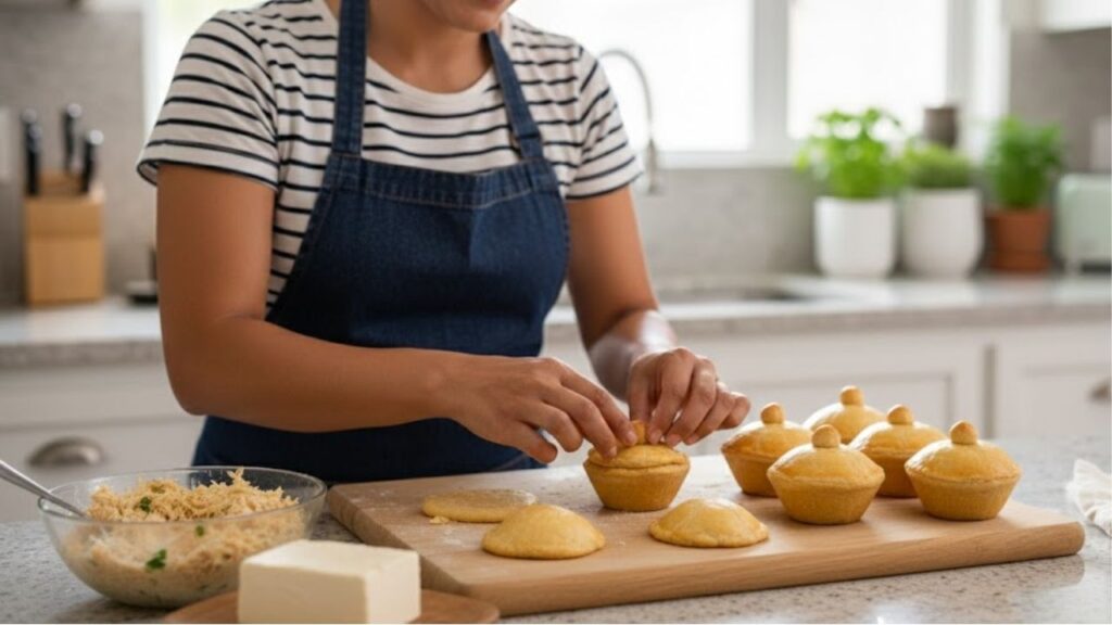Como preparar empadinha com massa quebradiça usando apenas 3 ingredientes de forma prática, saborosa e em poucos minutos