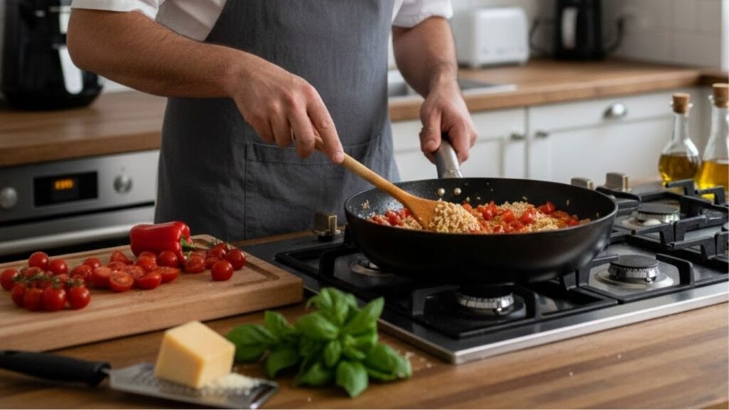 Nem cenoura, nem uvas-passas, aprenda a fazer este arroz diferente usando tomate-cereja, uma variação deliciosa que fica pronta em poucos minutos