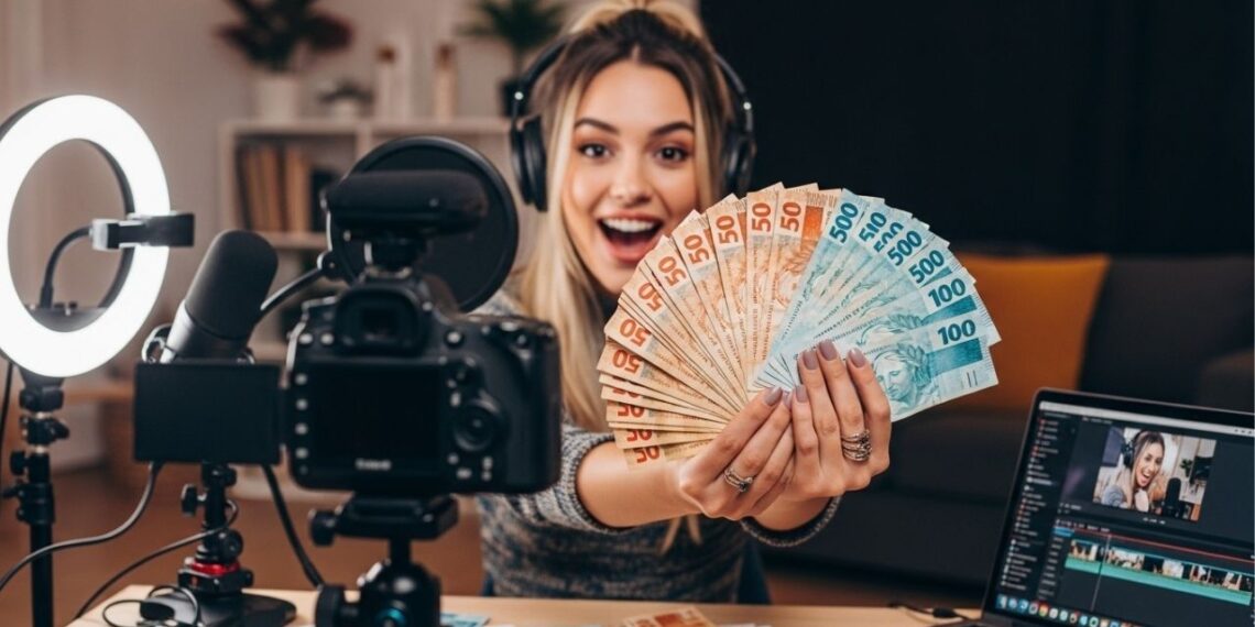 Como monetizar talentos e seguir na carreira criativa recebendo cerca de R$ 10 mil no Brasil em 2026, o mundo digital pode te ajudar