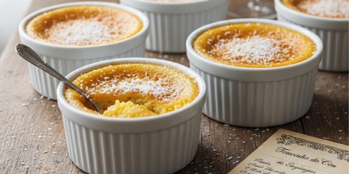 Nem brasileiro, nem japonês, toucinho do céu é um doce português delicioso que combina coco e leite condensado, aprenda a fazer em poucos minutos