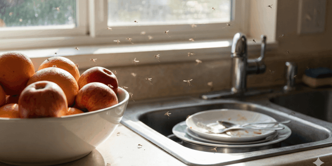 Dica caseira rápida que muita gente usa para evitar insetos perto da comida sem usar químicos