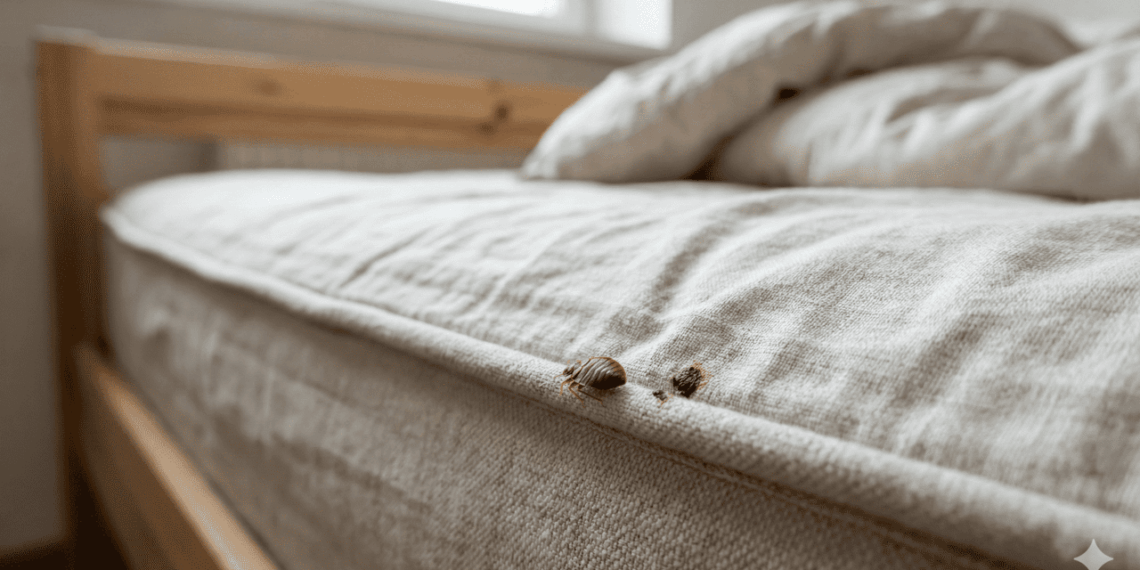 percevejo na cama