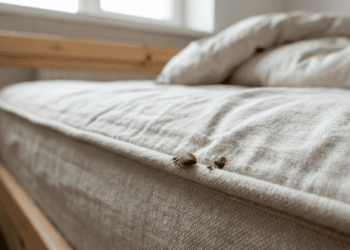 percevejo na cama