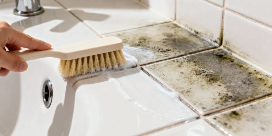 Sem cloro, nem água sanitária: a forma correta de eliminar o mofo do rejunte